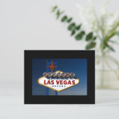Carte Postale Faire-part Las Vegas Destination Mariage Enregistrer Les Date (Debout devant)