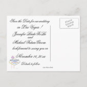 Carte Postale Faire-part Las Vegas épousant des annonces (Dos)