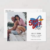 Carte Postale Faire-part Las Vegas Photo Save the Date (Devant / Derrière)