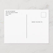 Carte Postale Faire-part Le chou renard dans une forêt verte (Dos)