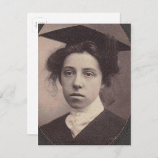 Carte Postale Faire-part Le diplômé (Devant / Derrière)