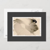 Carte Postale Faire-part le fiançailles (Devant / Derrière)