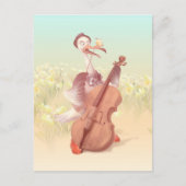 Carte Postale Faire-part Le grand artiste du printemps (Devant)