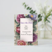 Carte Postale Faire-part Le Langage des Fleurs (Debout devant)