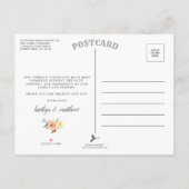 Carte Postale Faire-part Le Merci de la collection Mariage Spring Blossoms (Dos)