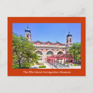 Carte Postale Faire-part Le musée de l'Immigration d'Ellis Island