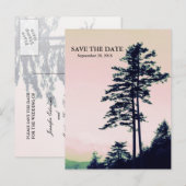 Carte Postale Faire-part Les Arbres Aiment ! Célébrons la Nature Sauvegardo (Devant / Derrière)