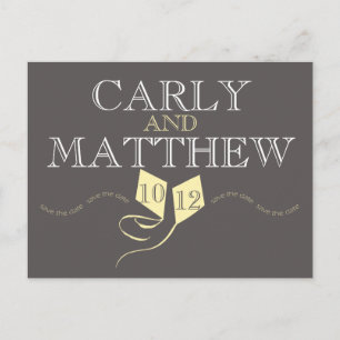 Carte Postale Faire-part Les cerfs-volants roses sauvent la date