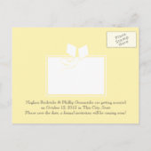 Carte Postale Faire-part Les cerfs-volants roses sauvent la date (Dos)