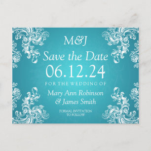 Carte Postale Faire-part Les économies élégantes le cru de date