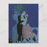 Les jeunes mariés de l'Art Déco vintage sauvent la