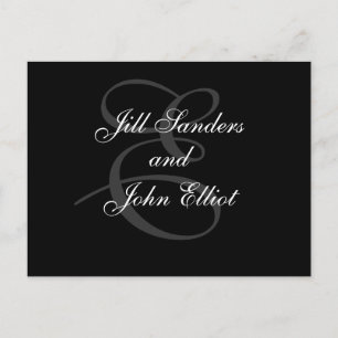 Carte Postale Faire-part Les prénoms du monogramme E font gagner la date