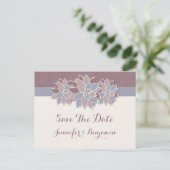 Carte Postale Faire-part Les Succulents Modernes Sauvent La Date (Debout devant)