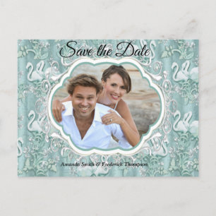Carte Postale Faire-part Les tons pastel doux de Sage Green