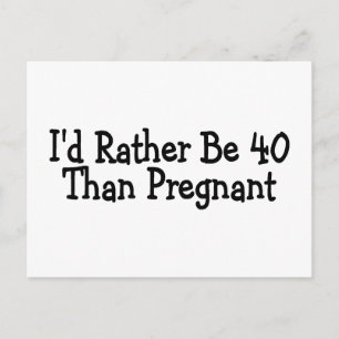 Carte Postale Faire-part L'identification soit plutôt 40 qu'enceinte