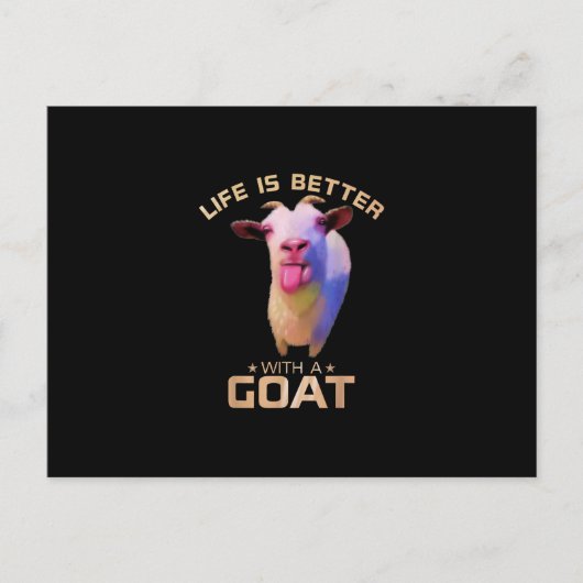 Carte Postale Faire-part Life Is Better (Devant)