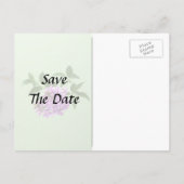 Carte Postale Faire-part Lilas Adorables (Dos)