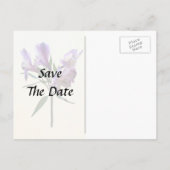 Carte Postale Faire-part Lily Pervienne Violette (Dos)