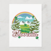 Carte Postale Faire-part logo de Voyage Slovénie (Devant)