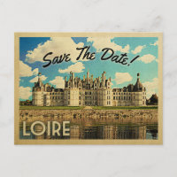 Loire Chambord France Sauvegarder La Date Vintage