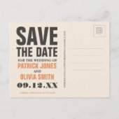 Carte Postale Faire-part Londres | Save the date (Dos)