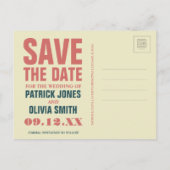 Carte Postale Faire-part Louisville, Kenucky | Enregistrer la date (Dos)