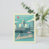 Carte Postale Faire-part Louisville, Kenucky | Enregistrer la date (Debout devant)