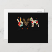 Carte Postale Faire-part Love Schnauzer Funny Venin Dog (Devant / Derrière)