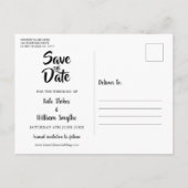 Carte Postale Faire-part Lumières de corde de pot de maçon en bois rustique (Dos)