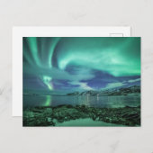 Carte Postale Faire-part Lumières du Nord (Devant / Derrière)