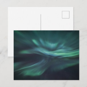 Carte Postale Faire-part Lumières du Nord Norvège