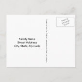 Carte Postale Faire-part M. Chat annonce son déménagement avec sa nouvelle  (Dos)