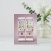 Carte Postale Faire-part Machine à griffes (Debout devant)