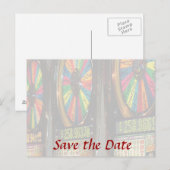 Carte Postale Faire-part Machines à sous de Las Vegas (Devant / Derrière)