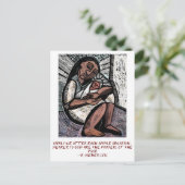 Carte Postale Faire-part Madonna des pauvres (Debout devant)