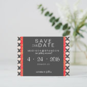 Carte Postale Faire-part Magnifique et Beau Save the Date (Debout devant)