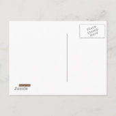 Carte Postale Faire-part Main de Hamsa avec cœur (Mariage) (Bleu) (Dos)