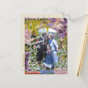 Carte Postale Faire-part Maison de campagne italienne à l'extérieur