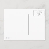 Carte Postale Faire-part Maison de campagne Nous avons déménagé (Dos)