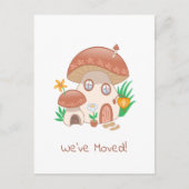 Carte Postale Faire-part Maison de champignons de la fée de Whimssal Nous a (Devant)