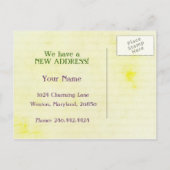 Carte Postale Faire-part Maison d'oiseau mignonne nouvelle maison (Dos)