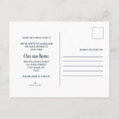 Carte Postale Faire-part Maison hantée sur le thème d'Halloween mignonne Ch (Dos)