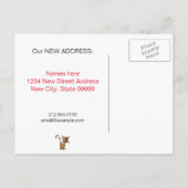 Carte Postale Faire-part Maison Laide Nouvelle Adresse (Dos)