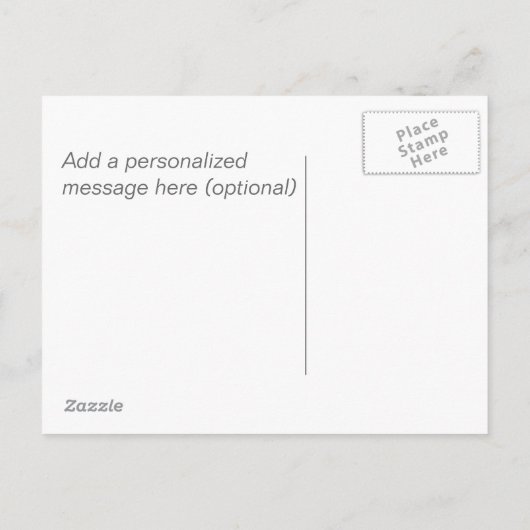 Carte Postale Faire-part Maison rustique simple Nouveau tableau d'adresse C (Dos)