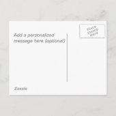 Carte Postale Faire-part Maison rustique simple Nouvelle adresse (Dos)