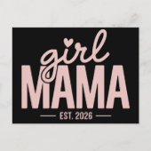 Carte Postale Faire-part Maman Fille Est 2026 Révélation de Grossesse Maman (Devant)