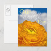Carte postale Faire-part mariage (Devant / Derrière)