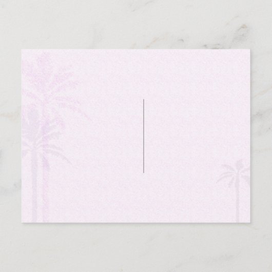 Carte Postale Faire-part Mariage à Las Vegas Nevada Enregistrez la Date (Dos)