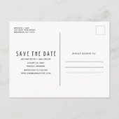 Carte Postale Faire-part Mariage aux Bahamas Photo de Save the Date (Dos)