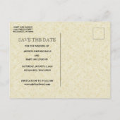 Carte Postale Faire-part Mariage Catholique Marie Joseph SAUVEGARDEZ LA DAT (Dos)